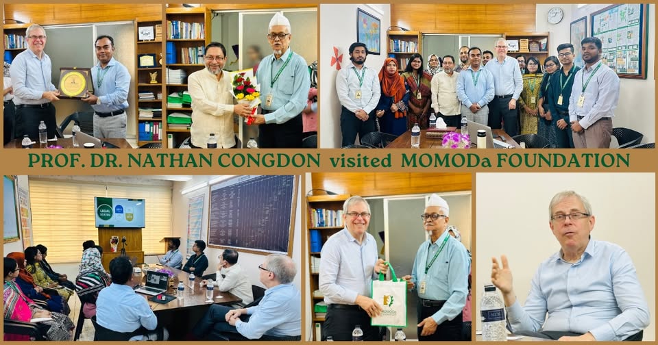 Prof. Dr. Nathan Congdon (Professor, Queen’s University of Belfast visited MOMODa FOUNDATION corporate office.